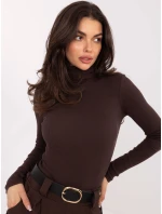 Bluzka RV BZ model 21724629 ciemny brązowy - FPrice Bluzka RV BZ model 21724629 ciemny brązowy - FPrice