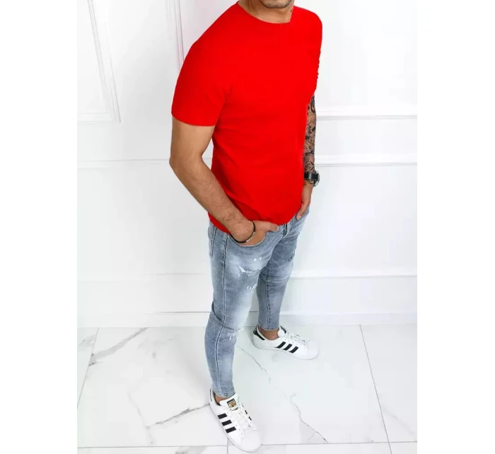 Pánské základní červené tričko Dstreet model 21964734 - FashionStreet Pánské základní červené tričko Dstreet model 21964734 - FashionStreet