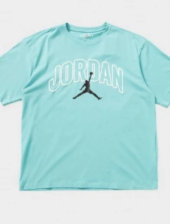 Pánské tričko Air Jordan Brooklyn Arch Logo Washed Teal - IB7347-392