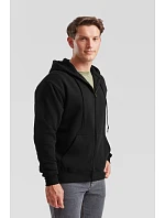 Fruit of the Loom Premium Hooded Sweat Jacket Mikina s kapucí 16.2034 charcoal Fruit of the Loom Premium Hooded Sweat Jacket Mikina s kapucí 16.2034 charcoal