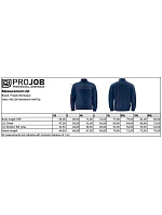 Sweatshirt 1/2 Zip Těžká pracovní mikina Doubleface s 1/4 zipem 64. black/yellow model 22462207 - ProJob Sweatshirt 1/2 Zip Těžká pracovní mikina Doubleface s 1/4 zipem 64. black/yellow model 22462207 - ProJob