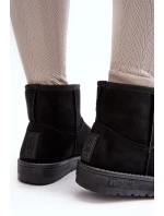 Dámské zimní boty s z kožešiny černé Big Star model 21637220 - Big Star Shoes