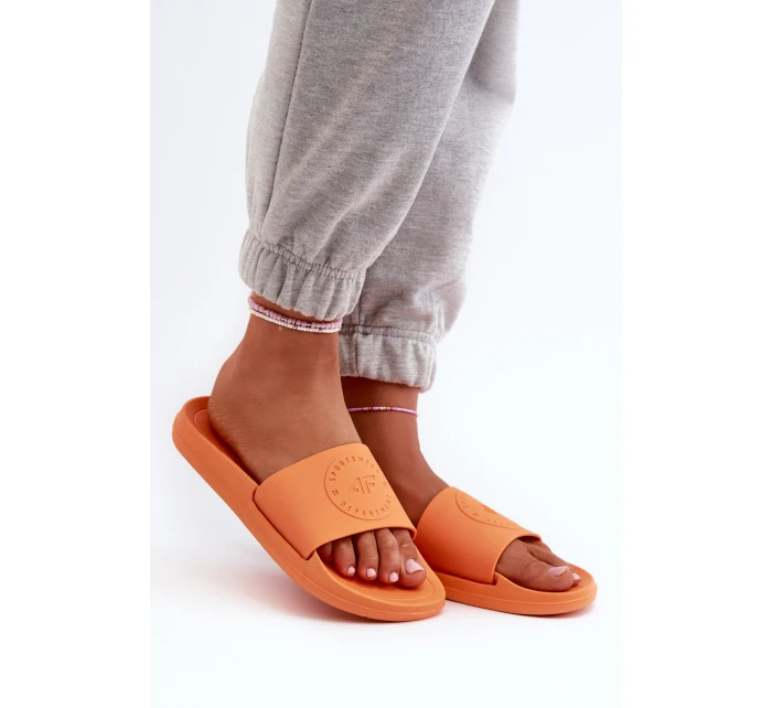 Dámské Žabky model 21664759 Oranžové - 4F Dámské Žabky model 21664759 Oranžové - 4F