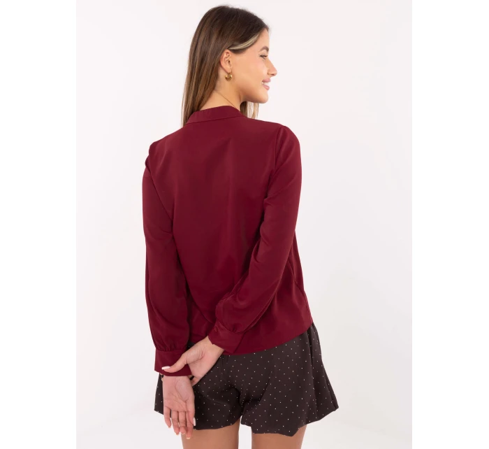 Koszula MI KS model 21480311 bordowy - FPrice