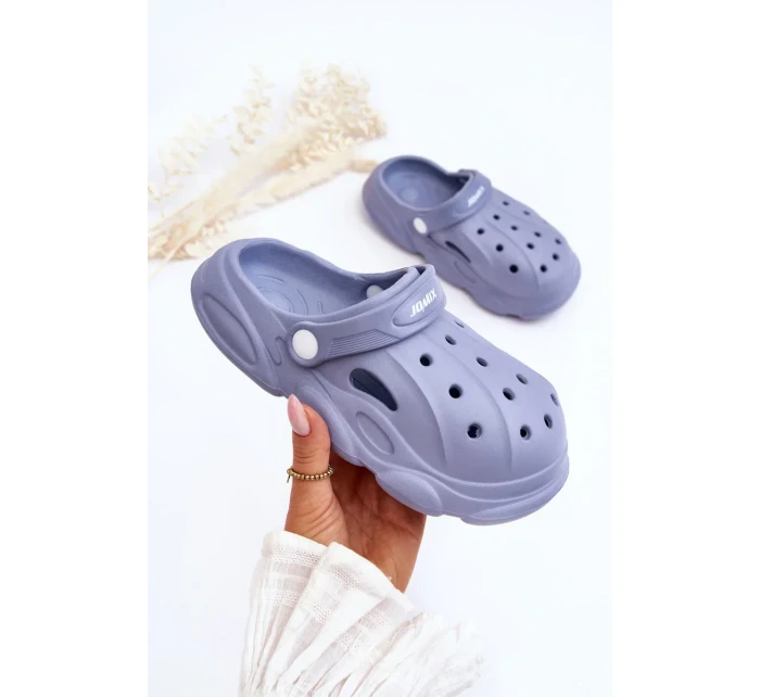 Dětské pěnové pantofle Crocs Modre Cloudy Dětské pěnové pantofle Crocs Modre Cloudy