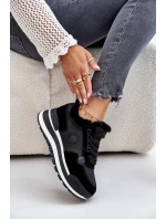 Dámské Zateplené Tenisky Na Platformě Big Star Černé