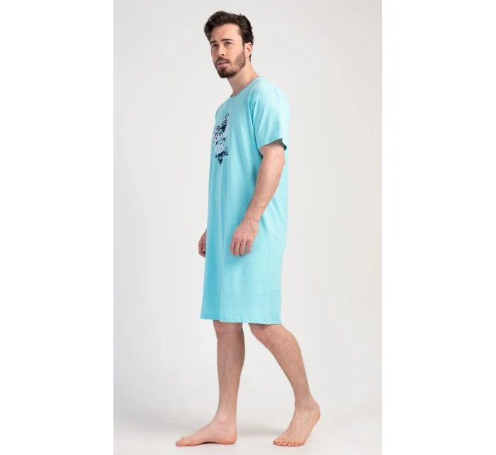 Pánská noční košile s krátkým rukávem model 19527384 - Vienetta MAN