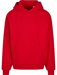 NM 011 Těžká unisex mikina s kapucí  red model 22443520 - New Morning Studios