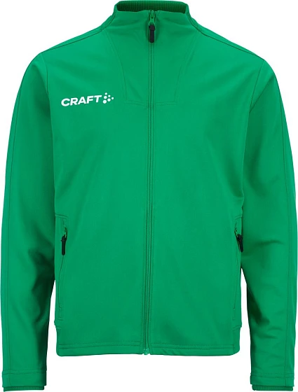 Craft Teamwear Evolve 2.0 Full Zip Jacket Jr Dětská tréninková bunda 82.4763 team green
