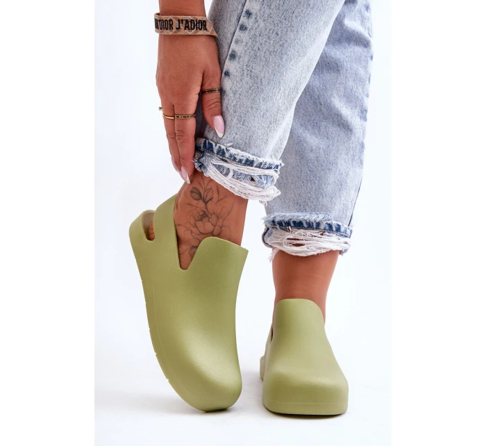 Módní gumové dřeváky zelená model 21586298 - Boto Módní gumové dřeváky zelená model 21586298 - Boto