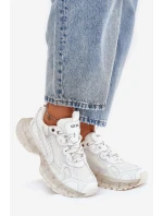 Dámské Kožené Tenisky model 21691437 Béžové - Goe