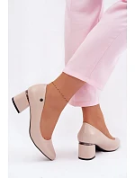 Lodičky na podpatku Vinceza Béžové Lodičky na podpatku Vinceza Béžové