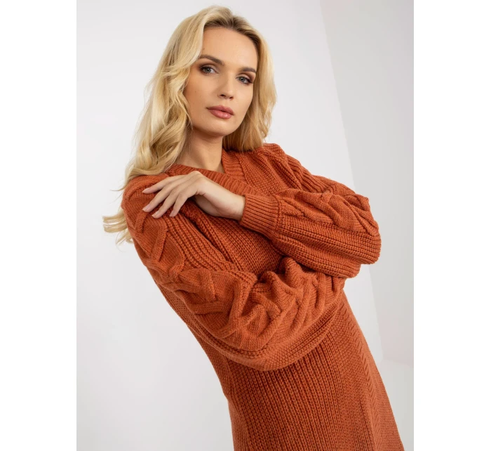 Dámský svetr LO SW LK  tmavě oranžový model 17714719 - FPrice