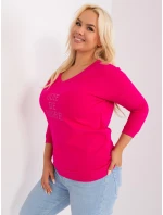 Halenka RV BZ 9143.87P fuchsiová Halenka RV BZ 9143.87P fuchsiová