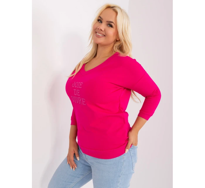 Halenka RV BZ 9143.87P fuchsiová Halenka RV BZ 9143.87P fuchsiová