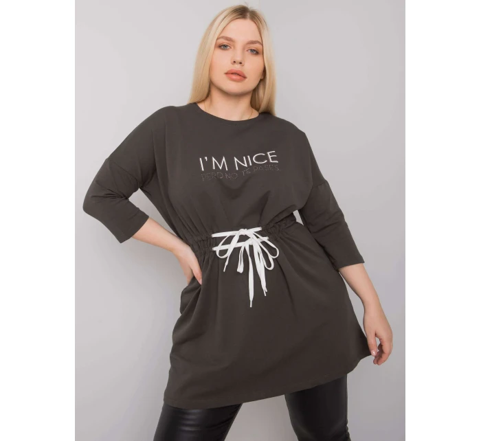 Tunika RV TU model 17508478 tmavá khaki - FPrice