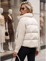 Kurtka damska pikowana puchowa z model 22346278 - FashionStreet Kurtka damska pikowana puchowa z model 22346278 - FashionStreet