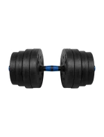 Nastavitelné bitumenové činky s konektorem 2x15 kg REBEL ACTIVE