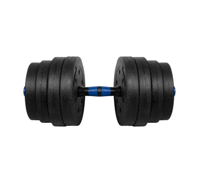 Nastavitelné bitumenové činky s konektorem 2x15 kg REBEL ACTIVE