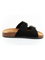 Lee Cooper dámské šněrovací boty slip-on žabky černé semišové pohodlné lehké dámské