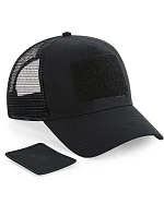 Beechfield B 641 5 panelová kšiltovka "Removable Patch Trucker" 53.0641 black