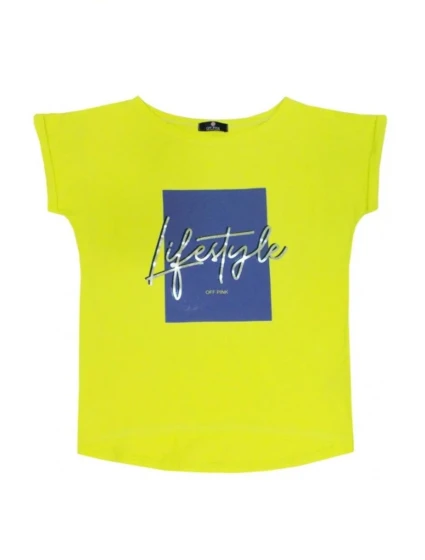 Dámské tričko zelené model 18564635 - OFF PINK Dámské tričko zelené model 18564635 - OFF PINK