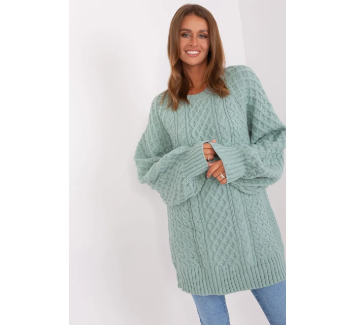 Dlouhý svetr model 185745 AT Dlouhý svetr model 185745 AT