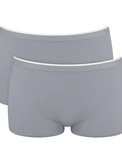 Dámské kalhotky GO Sense Short 2P - GRAY - šedé 3602 - SLOGGI