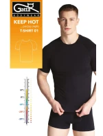 Pánský nátělník model 17916427 Keep Hot TShirt 01 Men M2XL - Gatta