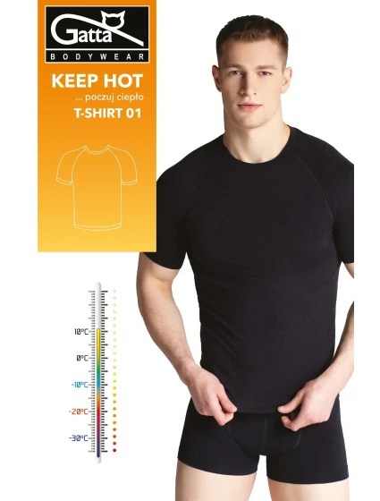 Pánský nátělník model 17916427 Keep Hot TShirt 01 Men M2XL - Gatta