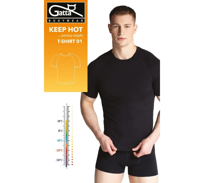 Pánský nátělník model 17916427 Keep Hot TShirt 01 Men M2XL - Gatta