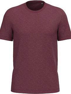 K Pánské bio IC tričko wine heather model 22439725 - Kariban