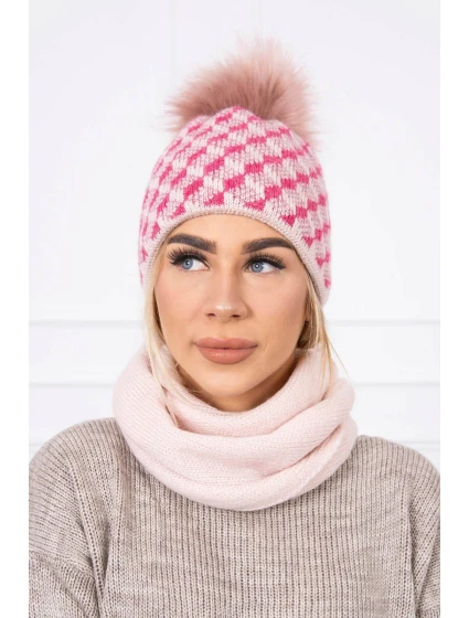 Dámská sada model 18745404 powder pink - K-Fashion Dámská sada model 18745404 powder pink - K-Fashion