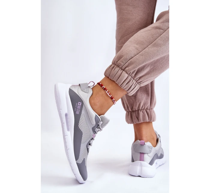 Dámská sportovní obuv Tenisky Big Star LL274371 Šedá Dámská sportovní obuv Tenisky Big Star LL274371 Šedá