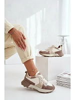 Dámské semišové tenisky Kobbo 66954 béžové Dámské semišové tenisky Kobbo 66954 béžové