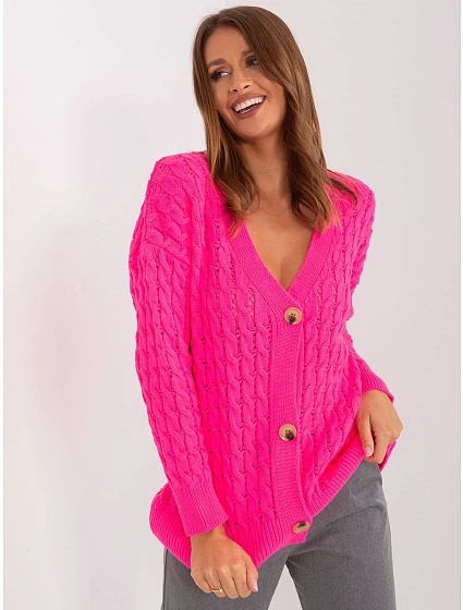 Sweter BA SW  fluo różowy model 18985250 - FPrice