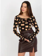 Dámská halenka LK BZ 509198.48P černá - FPrice Dámská halenka LK BZ 509198.48P černá - FPrice