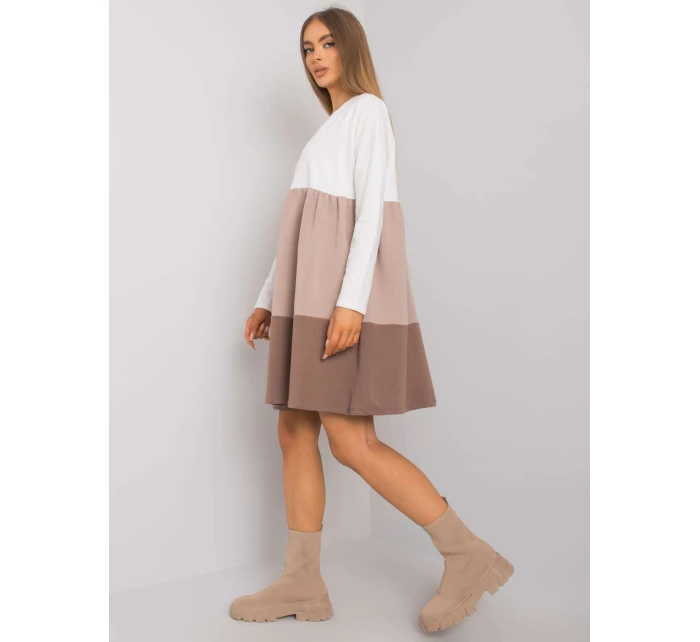 Šaty RV SK 7188.83P hnědá Šaty RV SK 7188.83P hnědá