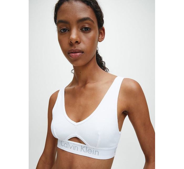 Calvin Klein Podprsenka Bralette Body Bílá S Průřezem S
