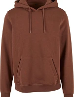 Build your Brand BY 011 Mikina s kapucí z těžké bavlny 56.0011 chocolate brown