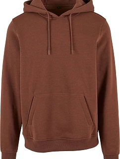 BY 011 Mikina s kapucí z těžké bavlny model 22435468 chocolate brown - Build your Brand