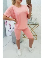 Komplet top+legginsy morelowa