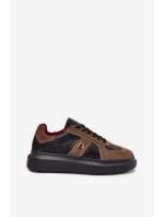 Dámské Kožené Tenisky Na Platformě Daniel Lopez Just Dare SS2D4001 Černé Dámské Kožené Tenisky Na Platformě Daniel Lopez Just Dare SS2D4001 Černé