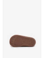 Kožené dětské polobotky Barefoot s Medvídkem model 21958971 Béžové - Bartek S.A.