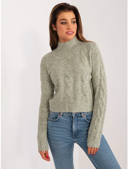 Sweter TW SW model 19525724 pistacjowy - FPrice