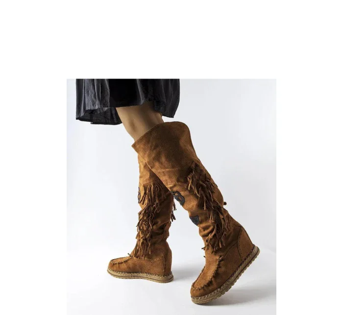 Kozačky na klínech  model 205790 Solea