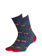 Ponožky Wola U04.155 Veselé Vánoce 35-46