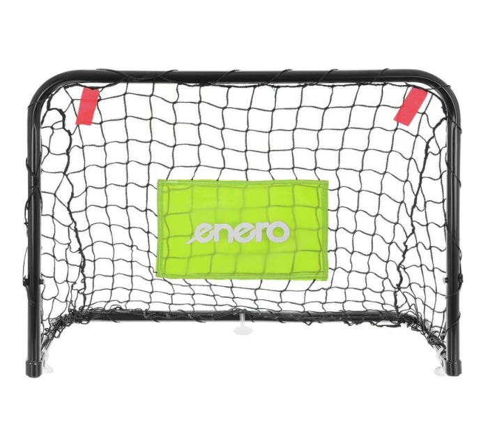 SADA 2 KOVOVÝCH BRANEK SE SÍTÍ A PUMPIČKOU NA MÍČE 60X45X24CM ENERO SADA 2 KOVOVÝCH BRANEK SE SÍTÍ A PUMPIČKOU NA MÍČE 60X45X24CM ENERO