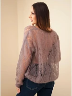 Dámský svetr z 80 % z s výstřihem do V fango model 22358345 - K-Fashion Dámský svetr z 80 % z s výstřihem do V fango model 22358345 - K-Fashion