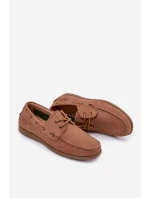 Pánské Kožené Mokasíny Big Star RR174162 Camel